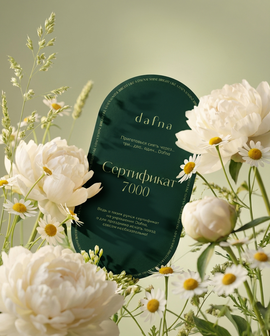 Подарочный сертификат DAFNA