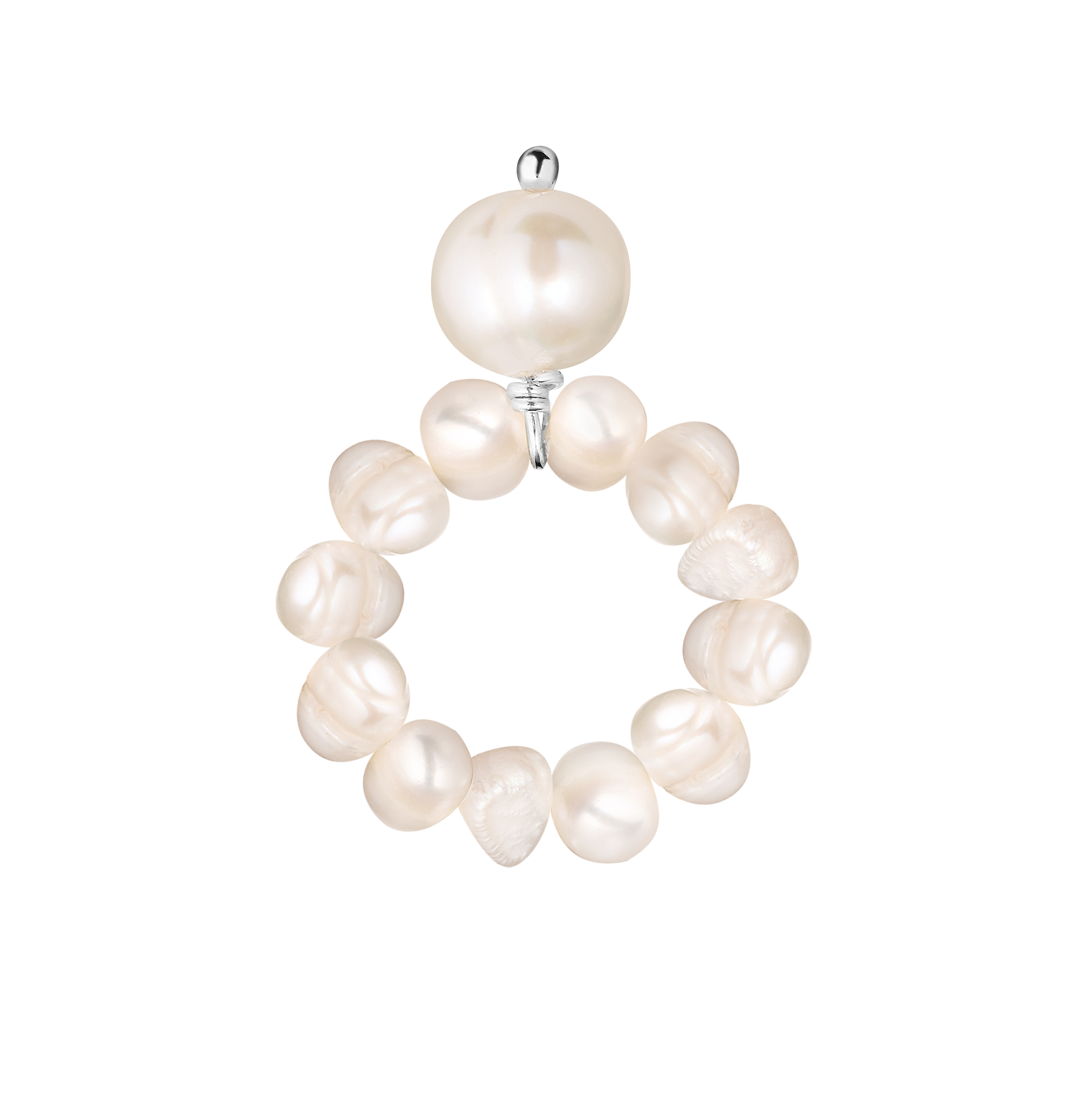 Кольцо с круглой жемчужиной Pearl Ring
