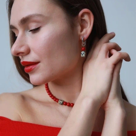 Серьги с настроением Роковая