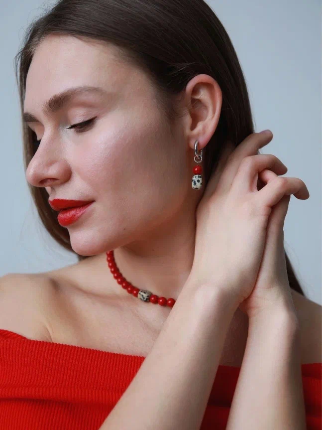 Серьги с настроением Роковая