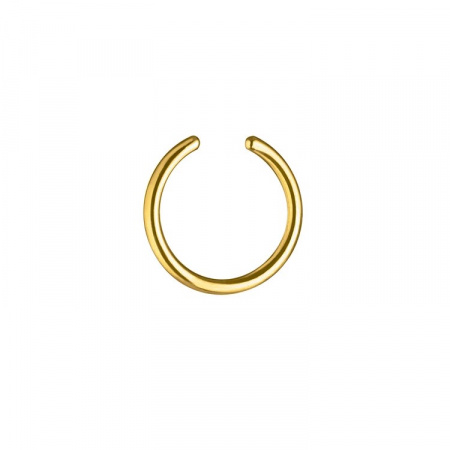 Кольцо Naso 11 на крыло носа в покрытии золотом