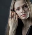 Серебряное кольцо Нотный стан