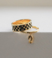 Кольцо Chess в покрытии золотом