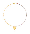 Чокер Chain with heart pendant