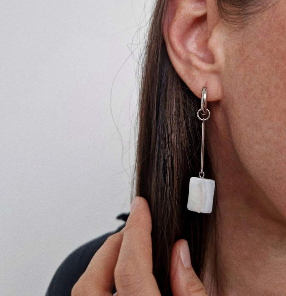 Серьги Тифлис с перламутром