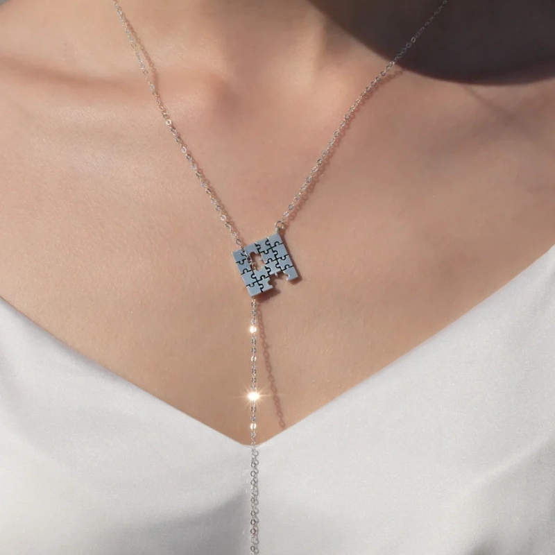 Подвеска-галстук Пазл