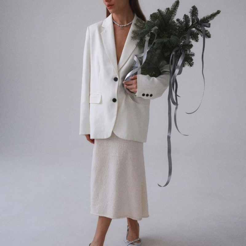 Чокер Гжель-конь с жемчугом и керамикой