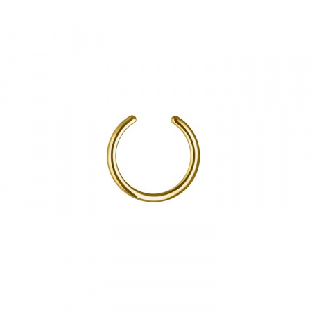 Кольцо Naso 8 на крыло носа в покрытии золотом