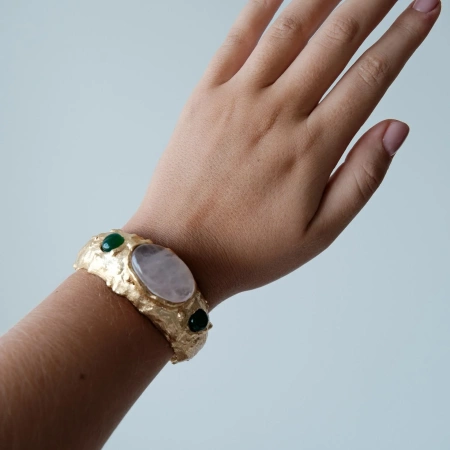 Браслет Селена золотистый