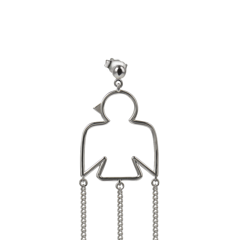 Моносерьга Птица