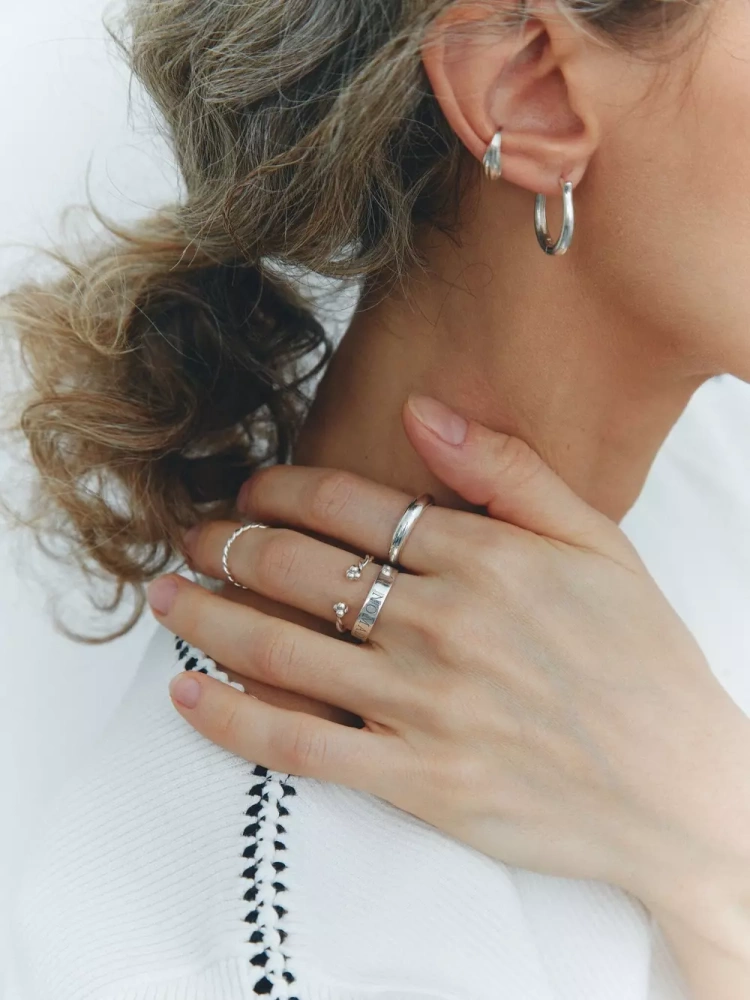 Серебряное кольцо Nomad