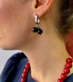 Серьги Чёрная смородина
