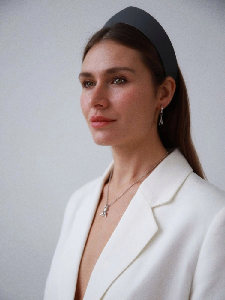 Серьги ассиметричные По коням