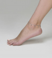 Браслет на ногу Лотос с лепестками