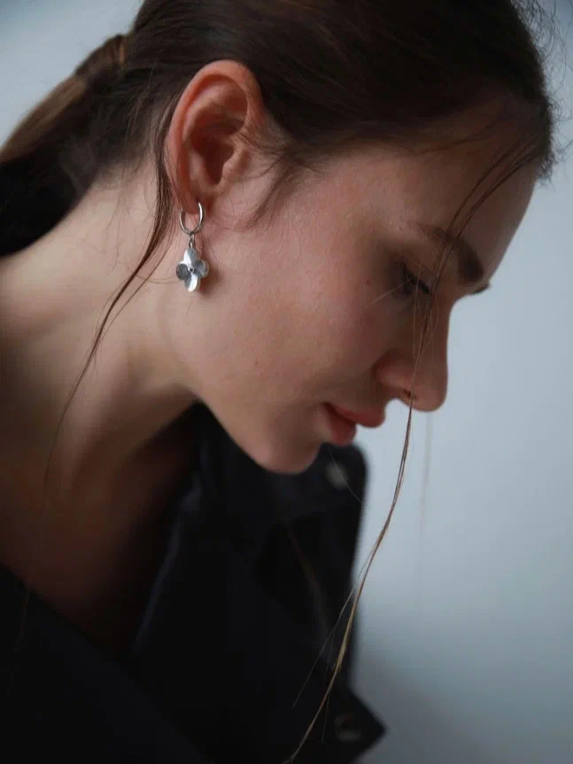 Серьги с настроением Смелая