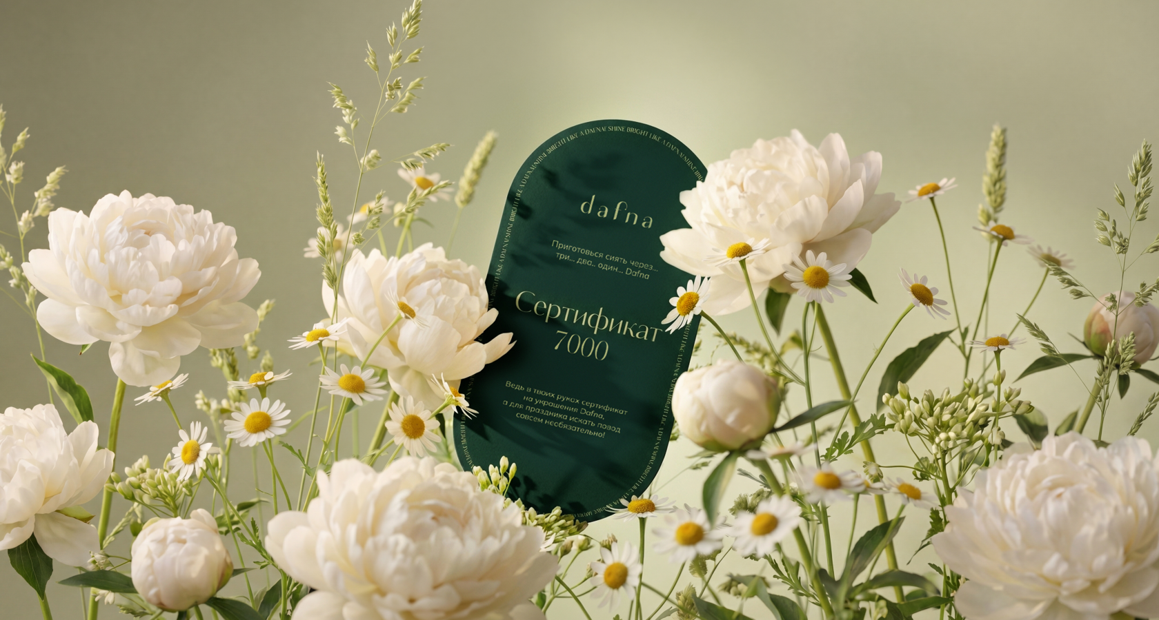 Подарочные сертификаты dafna