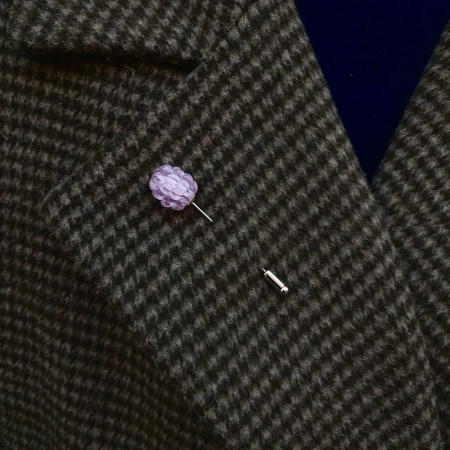 Брошь Малина фиолетовая