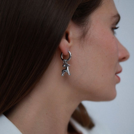 Серьги ассиметричные По коням
