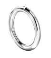Серебряное кольцо Бублик