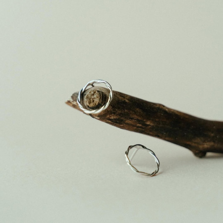 Пусеты Витой круг