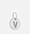 Серебряная подвеска V (монета с буквой)