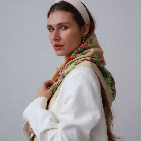 Моносерьга Ход конём в покрытии золотом