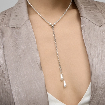 Колье Musa Pearl с белым жемчугом