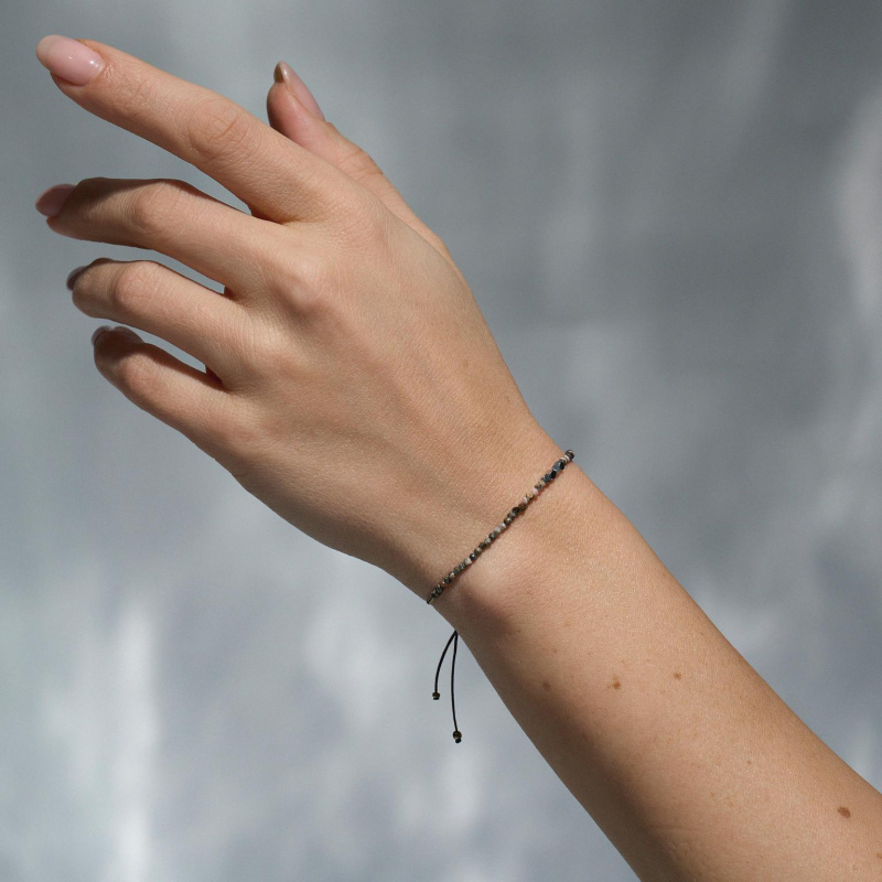 Браслет с родонитом Л