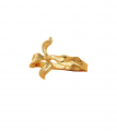 Кольцо Узелок в покрытии золотом