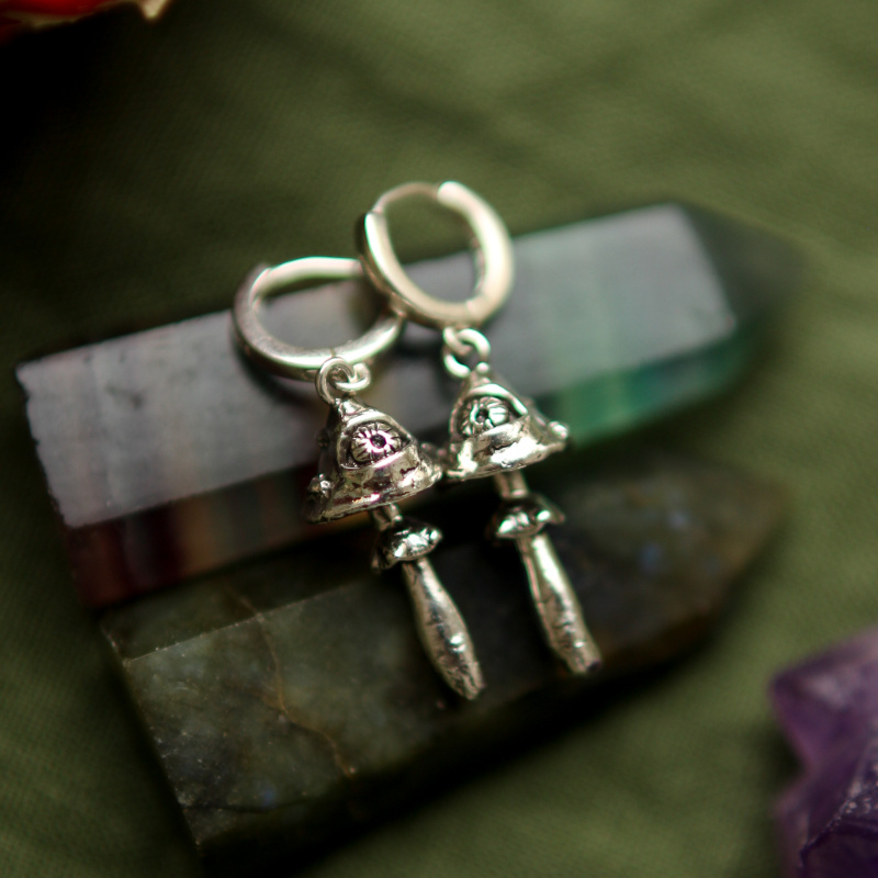 Серьги Мухоморы