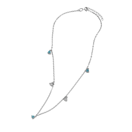 Колье Borghese с фианитами