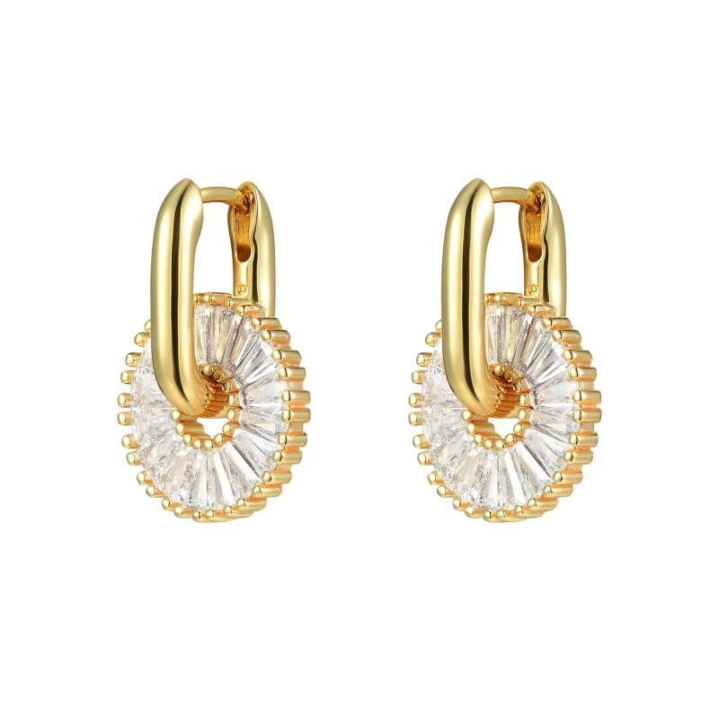 Серьги Сияю Gold