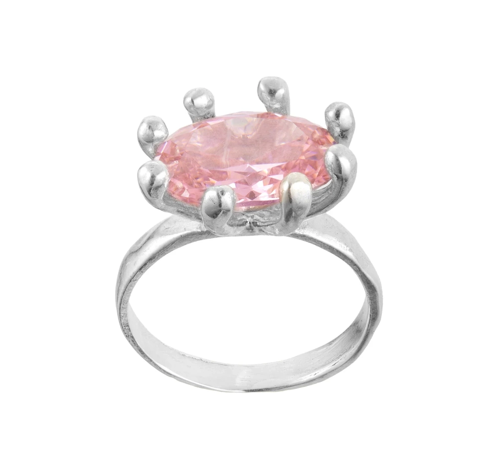 Серебряное кольцо Нимфеус