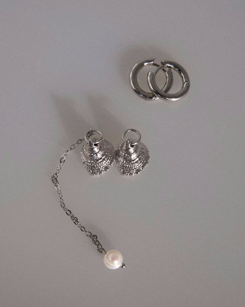 Серьги ассиметричные Жигулёвское море