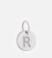 Серебряная подвеска R (монета с буквой)