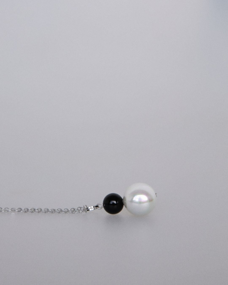 Цепочка Тифлис с агатом и жемчугом