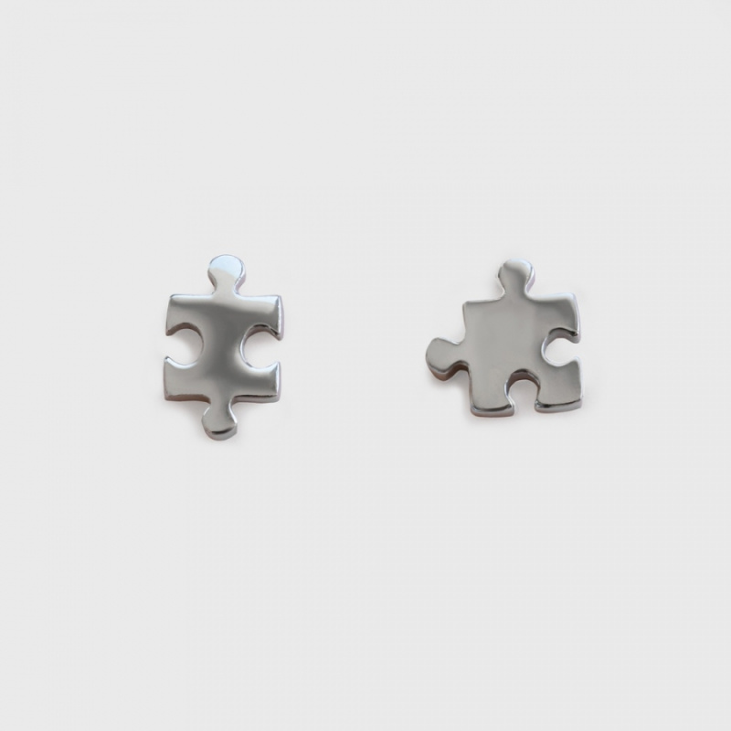 Пусеты Puzzle mini