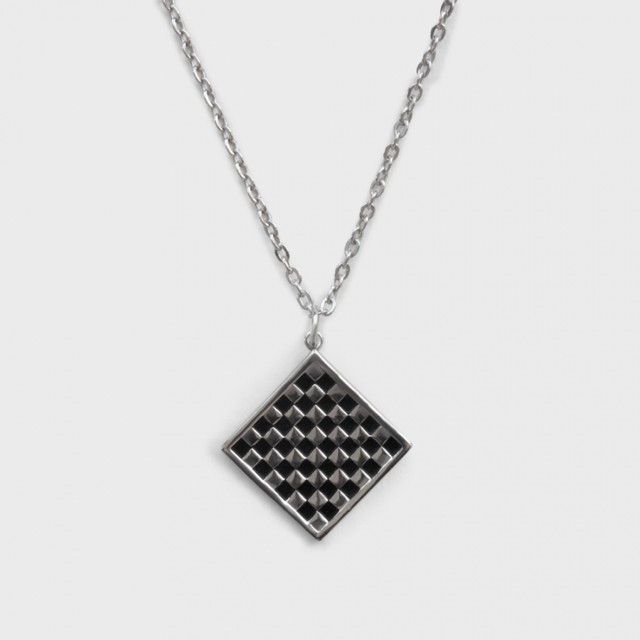 Серебряная подвеска Chess