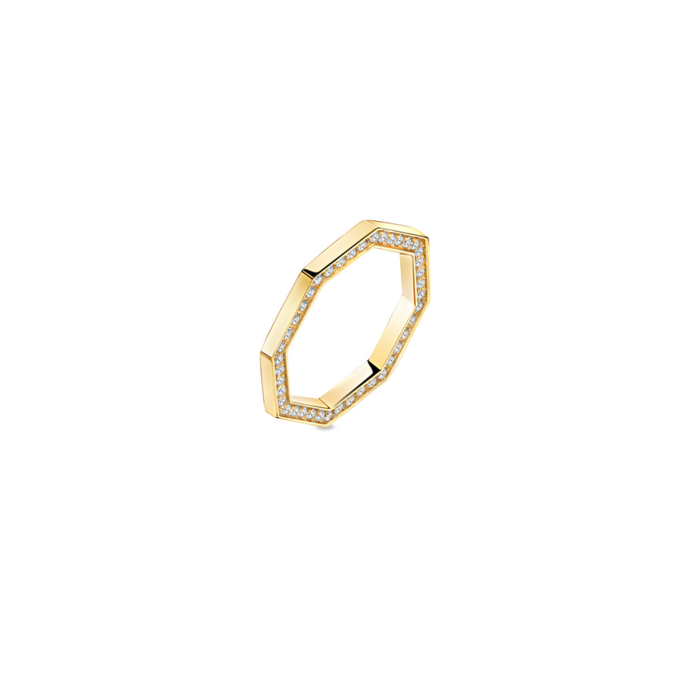 Серебряное кольцо Felicity Moon в покрытии золотом