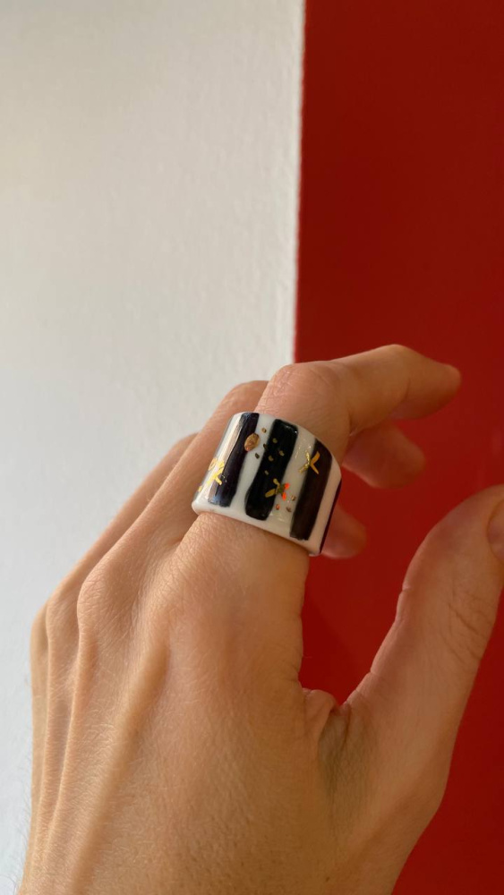 Кольцо Зебра