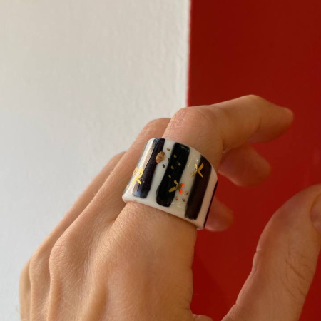 Кольцо Зебра