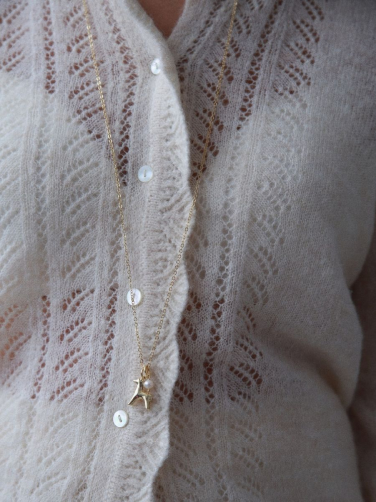 Подвеска Ход конём в покрытии золотом