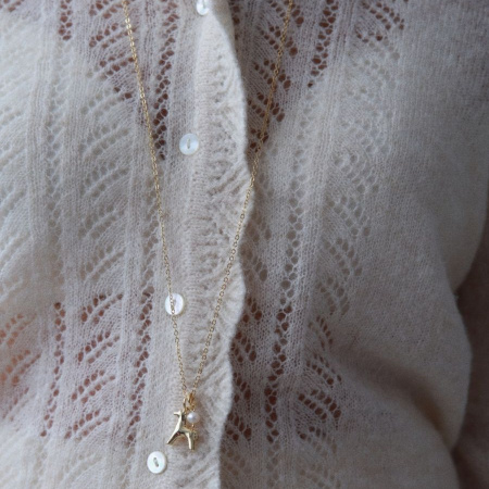 Подвеска Ход конём в покрытии золотом