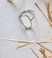 Серебряное кольцо Mi