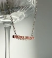 Серебряное колье Брусок Арт 