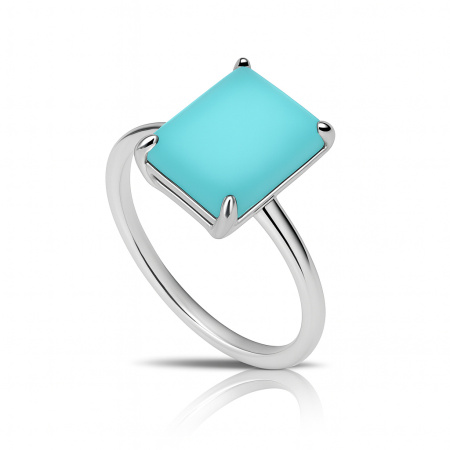 Кольцо Perfect бирюзовый халцедон