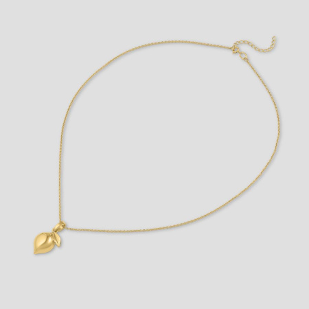 Подвеска с лимоном глянцевая в покрытии золотом (LIMONCELLO)