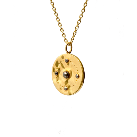 Медальон Mapu в покрытии золотом