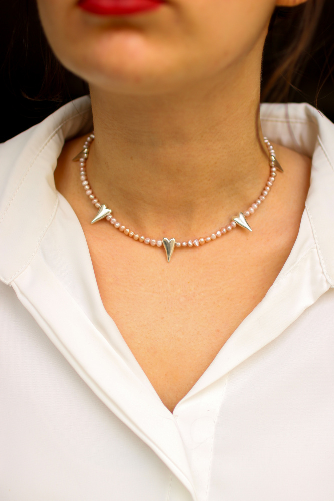 Чокер Афродита с жемчугом 