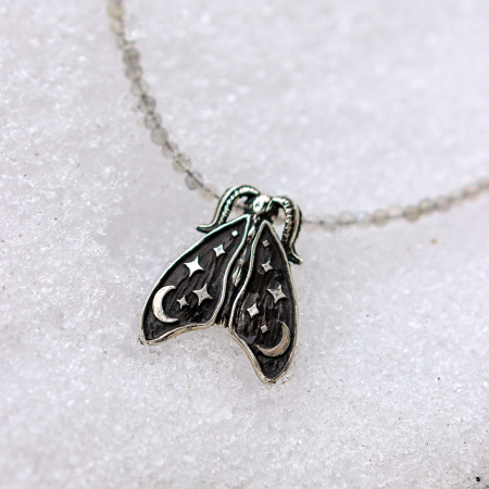 Чокер Мотылек с кварцем